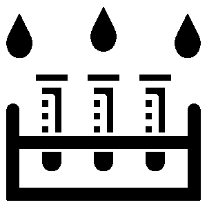 Water sampling and testing icon for UAE compliance