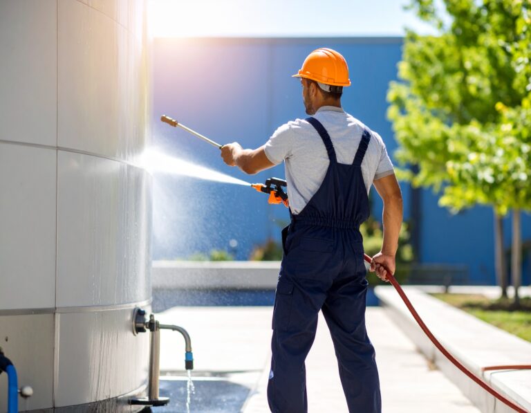 Importance of water tank cleaning infographic UAE