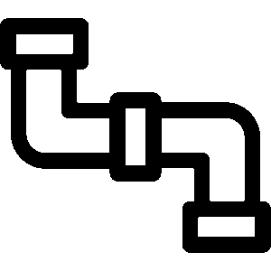 Pipeline cleaning services icon used for UAE industry